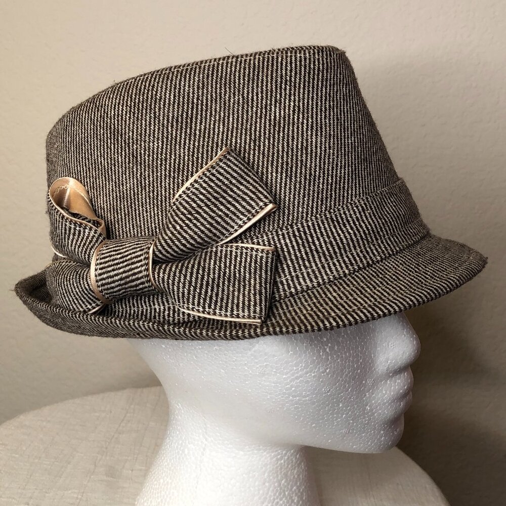 LIKE NEW, GORGEOUS Tweed Style Fedora